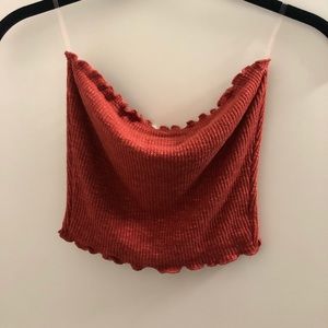 Red/orange tube top